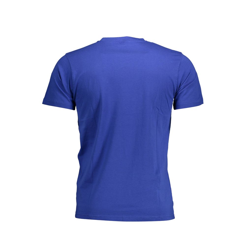 Blu Cotton Men T-Shirt