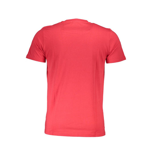 Red Cotton Men T-Shirt