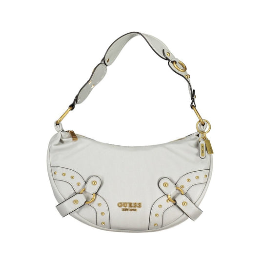 Grigio Polyurethane Women Shoulder Bag