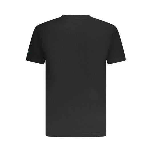 Black Cotton Men's T-Shirt