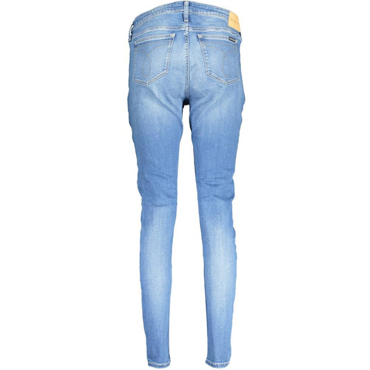 Blue Cotton Women's Jeans