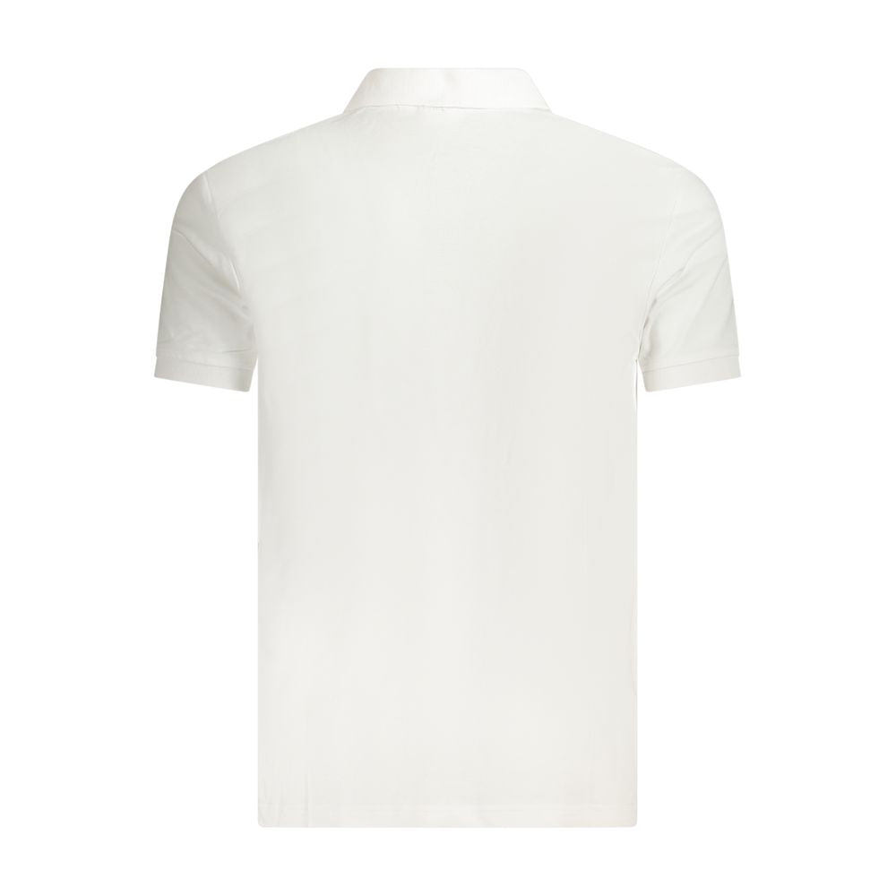 White Cotton Polo Shirt