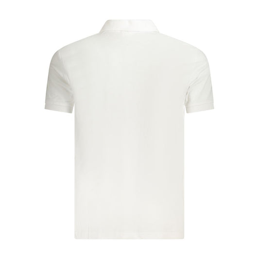 White Cotton Polo Shirt