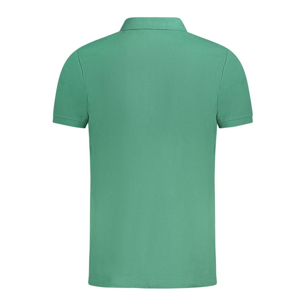 Green Cotton Polo Shirt