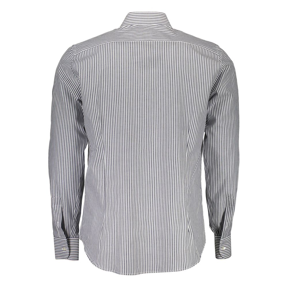 Blu Cotton Men Shirt