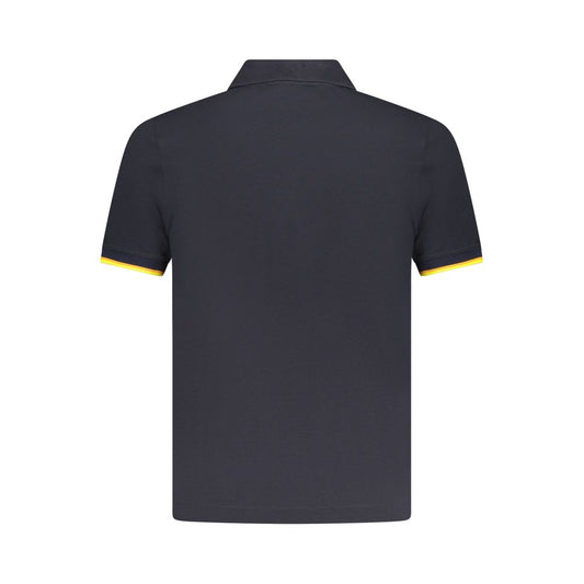 Blue Cotton Polo Shirt
