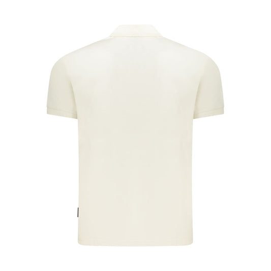 White Cotton Men Polo