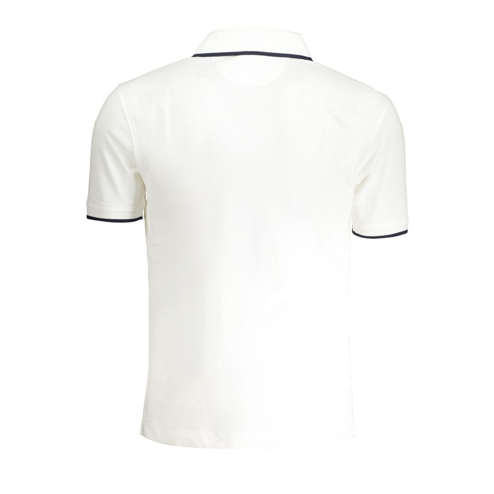 White Cotton Men's Polo Shirt