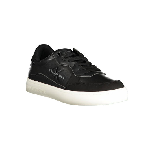 Nero Polyurethane Men Sneaker