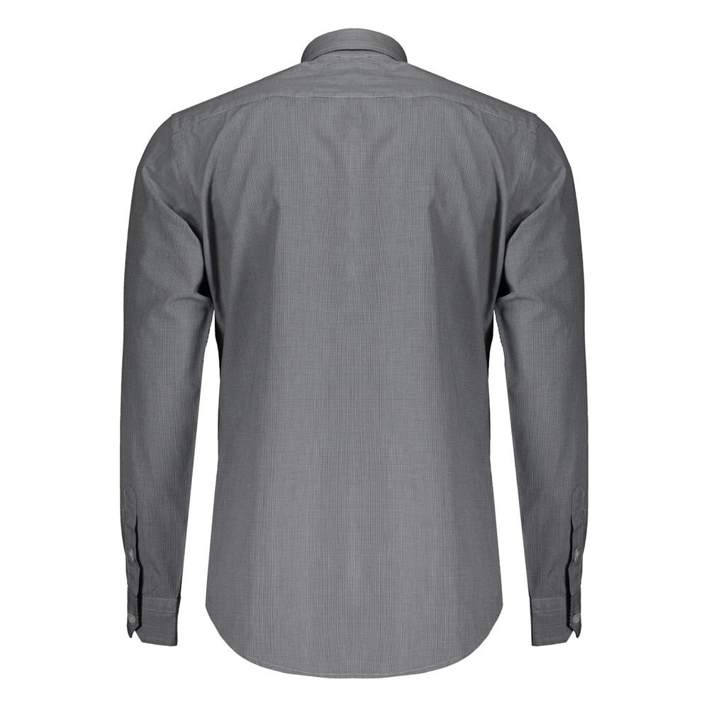 Blue Cotton Dress Shirt