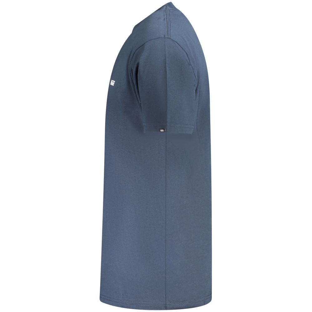 Blu Cotton Men T-Shirt