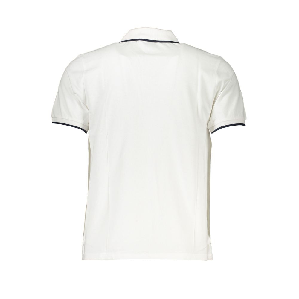 White Cotton Men's Polo Shirt