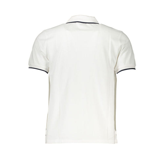 White Cotton Men's Polo Shirt