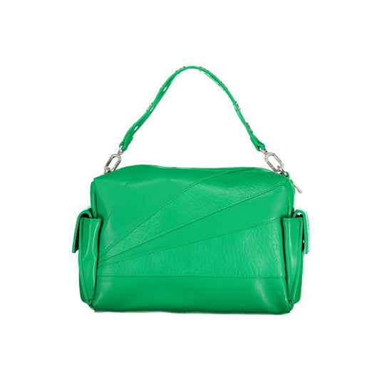 Verde Polyurethane Women's Handbag