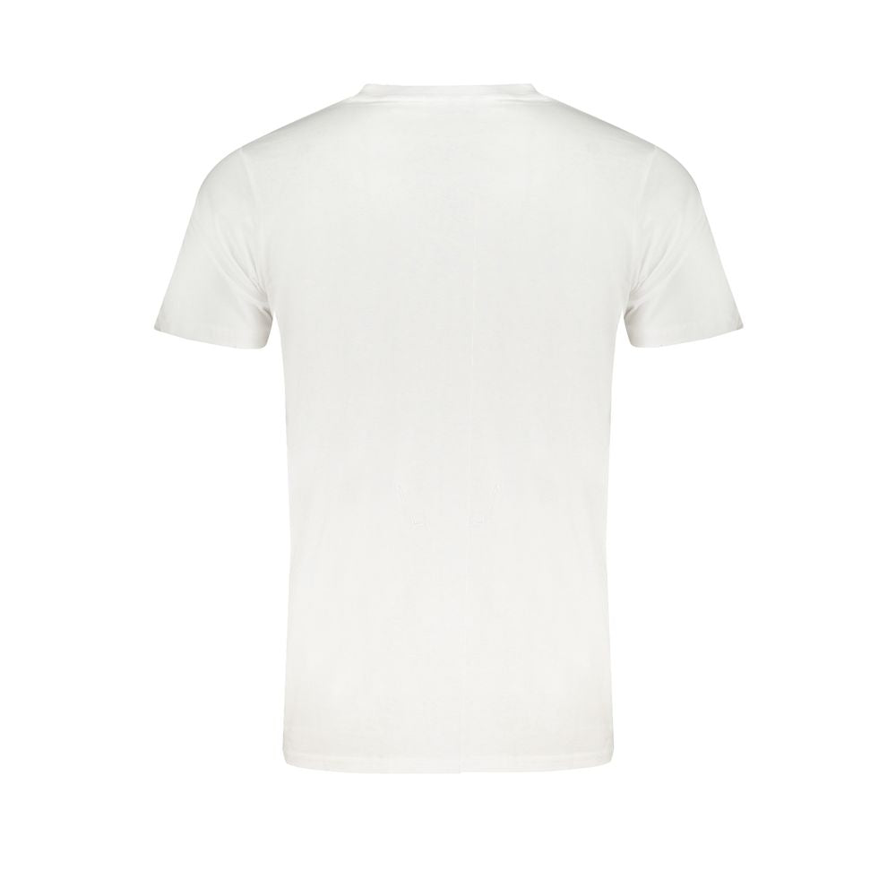 White Cotton Men's T-Shirt