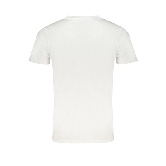 White Cotton Men's T-Shirt