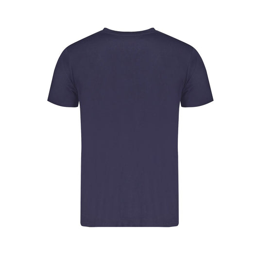 Blue Cotton Mens T-Shirt