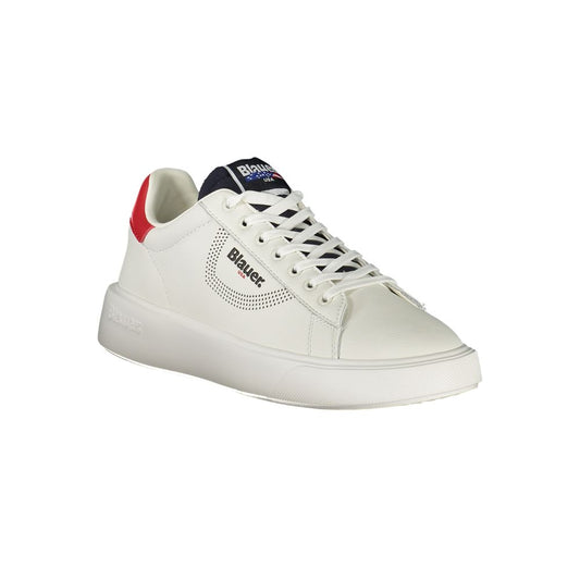 Bianco Polyurethane Men Sneaker
