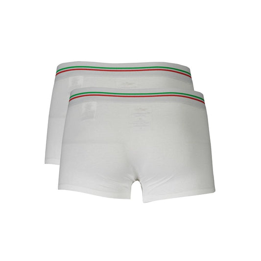 White Cotton Men Boxer