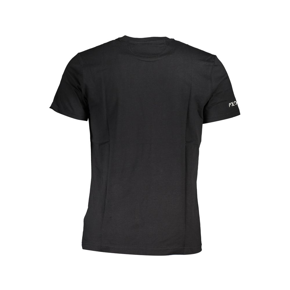 Black Cotton Men's T-Shirt