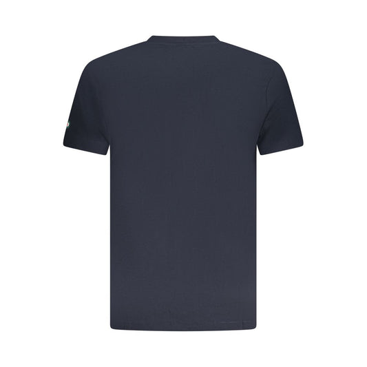 Blu Cotton Men T-Shirt
