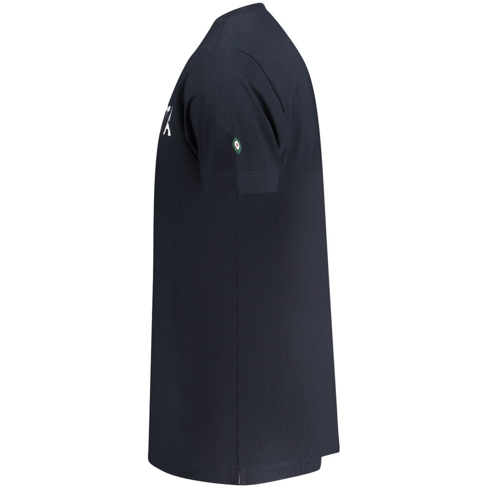 Blu Cotton Men T-Shirt