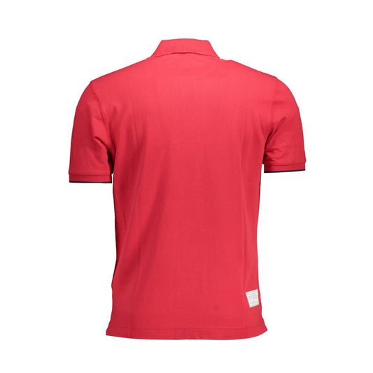 Red Cotton Polo Shirt