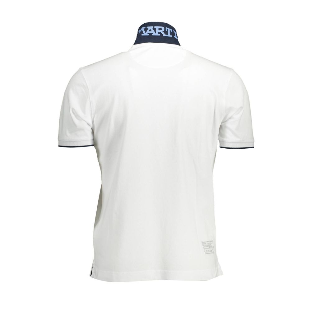 White Cotton Polo Shirt