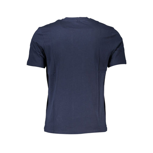 Blu Cotton Men T-Shirt