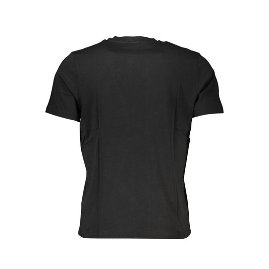 Black Cotton Men's T-Shirt
