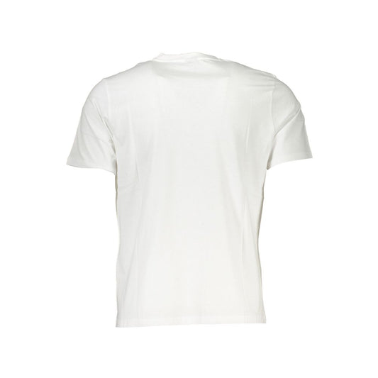 White Cotton Men's T-Shirt