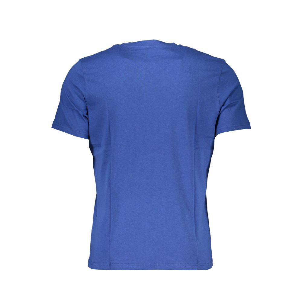 Blu Cotton Men T-Shirt