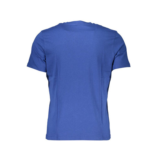 Blu Cotton Men T-Shirt