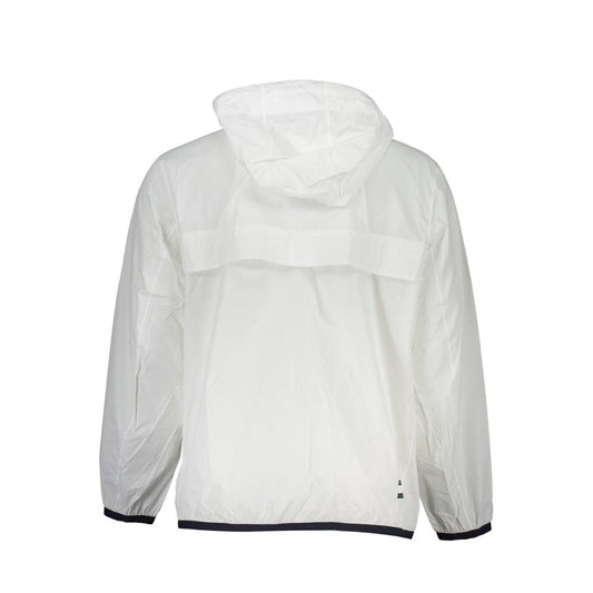 White Nylon Men's Waterproof Jacket