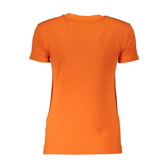 Orange Elastane T-Shirt