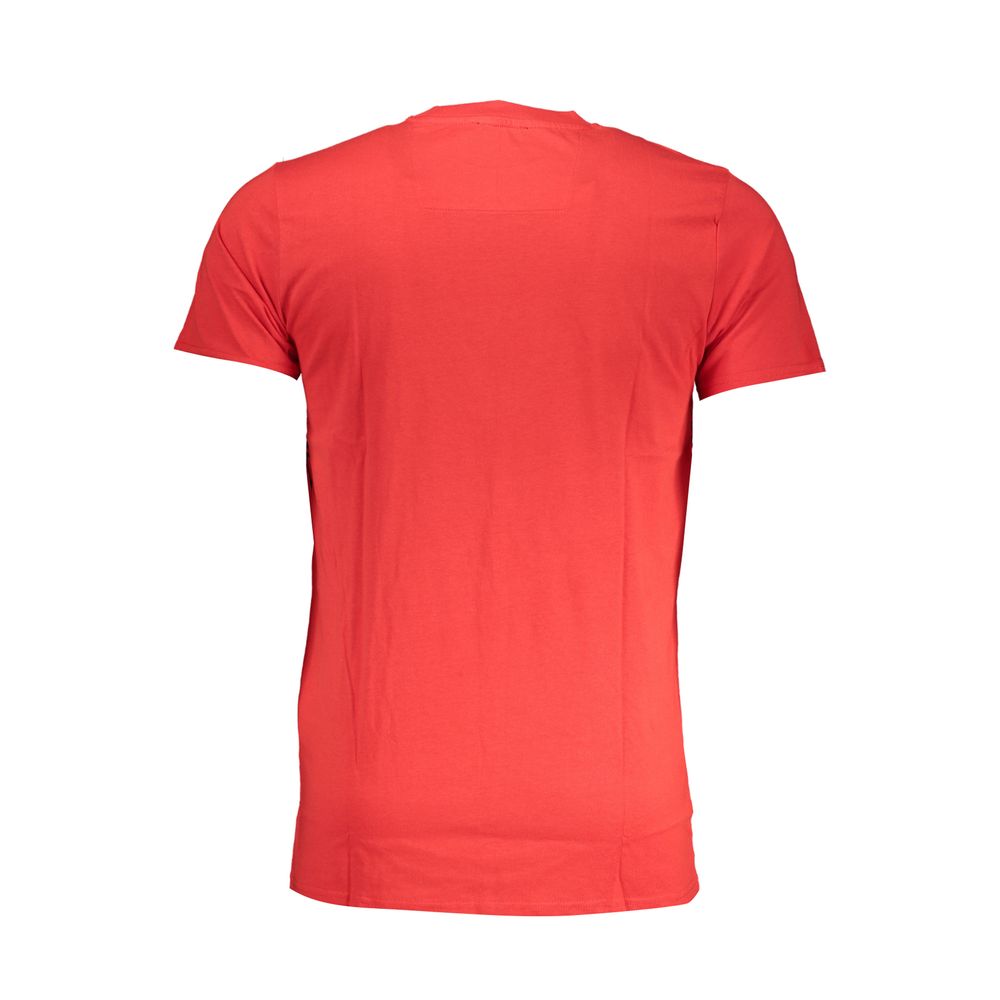 Red Cotton Men T-Shirt