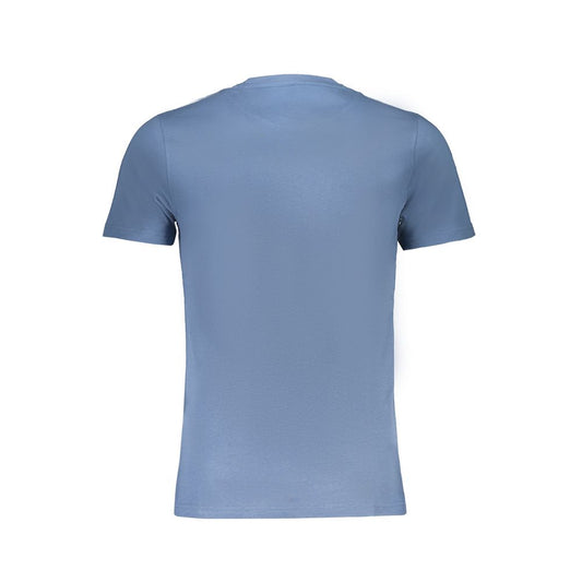 Blu Cotton Men T-Shirt