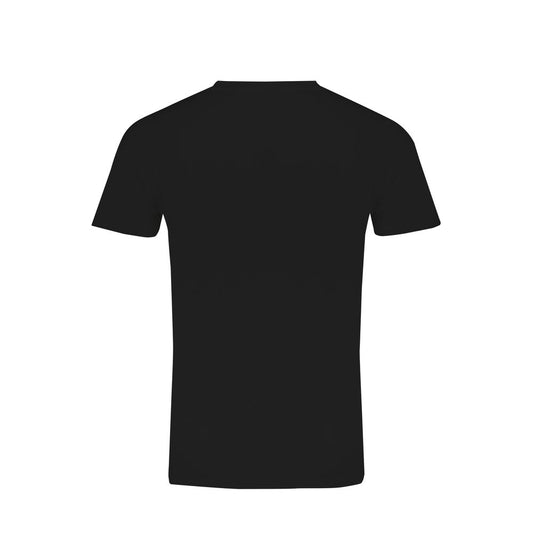 Black Cotton Men's T-Shirt