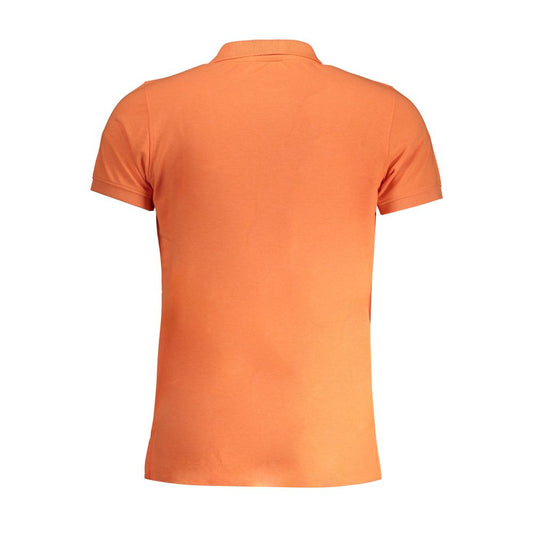 Arancione Cotton Men Polo