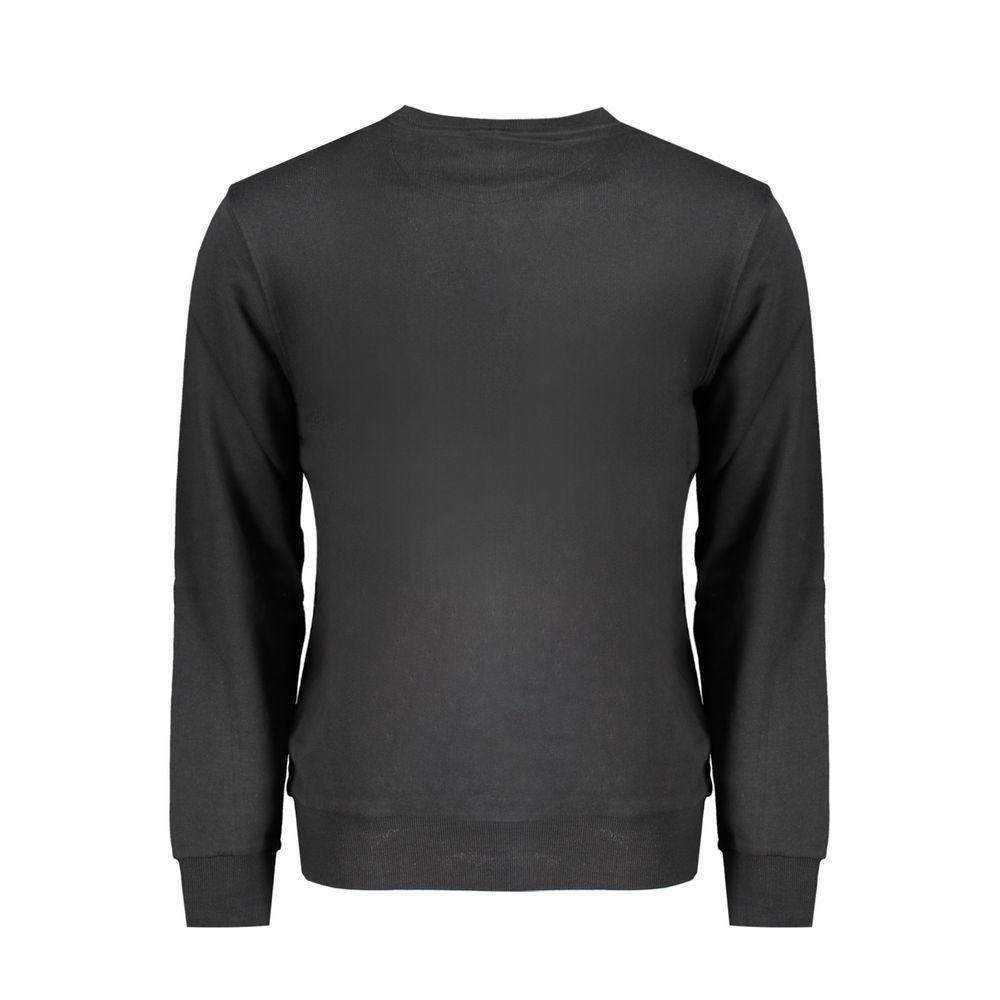 Black Cotton Men's Sweatshirt