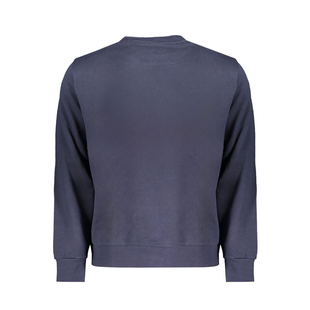 Blue Cotton Men Sweater