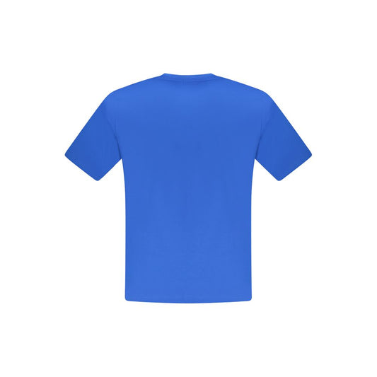 Blue Cotton Men's T-Shirt