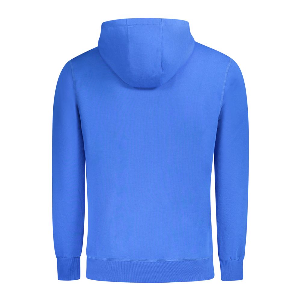 Blue Cotton Men's Hoodie