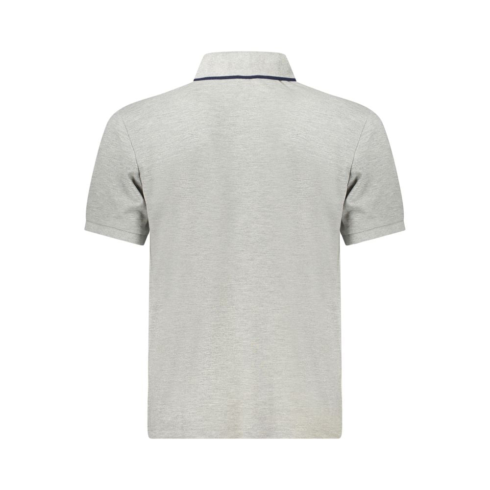 Brown Cotton Men Polo Shirt