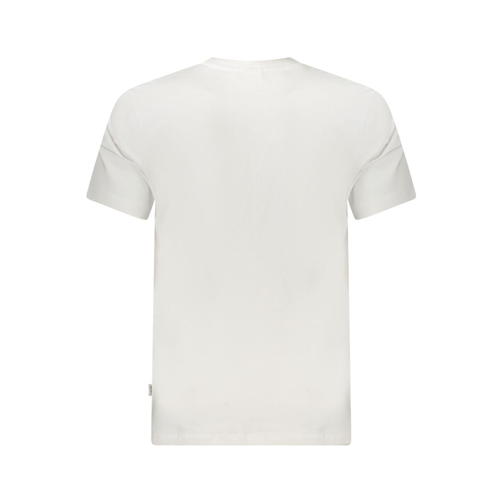 White Cotton Men's T-Shirt