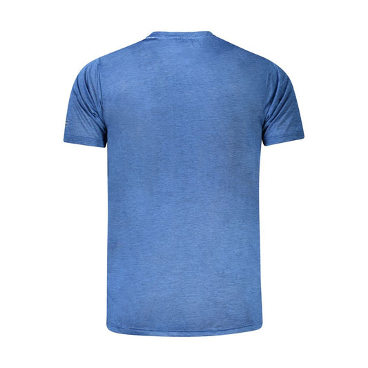 "Blu Polyester Men T-Shirt"