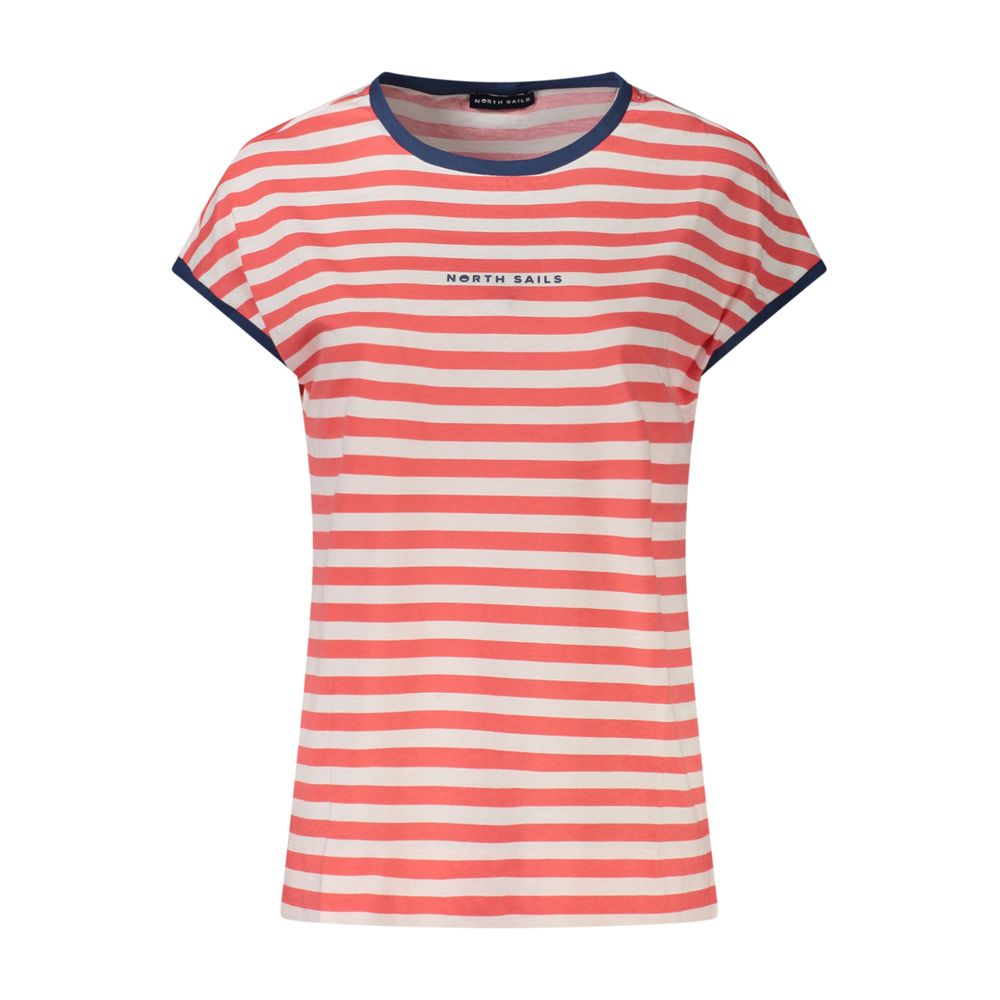 Red Cotton Women T-Shirt