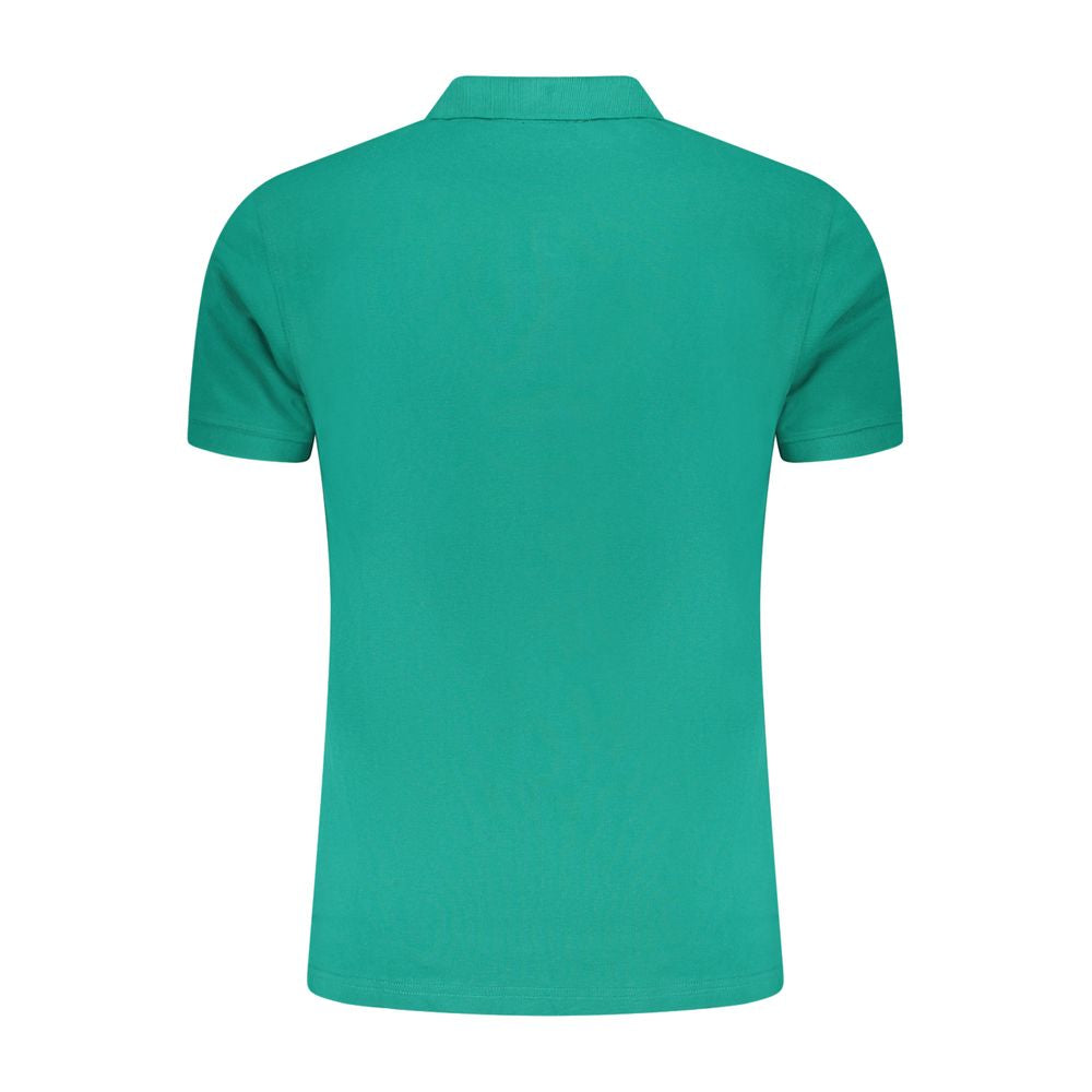 Green Cotton Polo Shirt