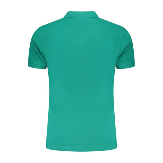 Green Cotton Polo Shirt