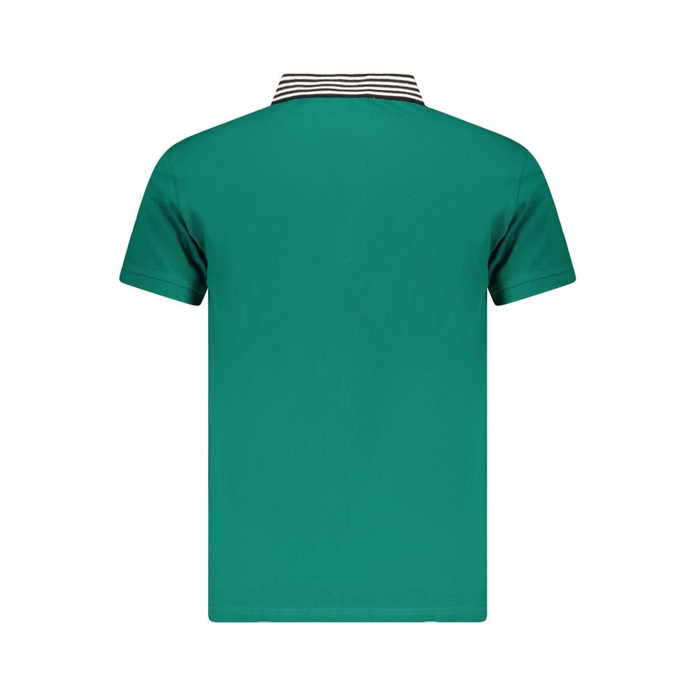Green Cotton Polo Shirt
